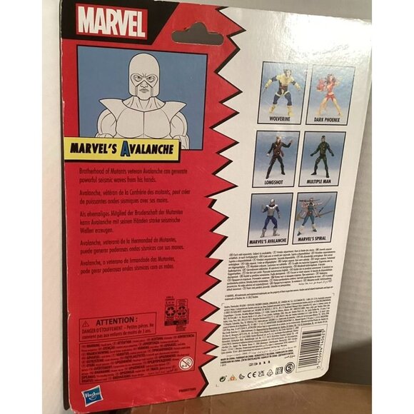 Marvels X-Men Avalanche Action Figure Seismic Force Series 5" Toy - Picture 5 of 5